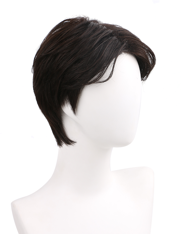 M#range Wig Male Short Hair Korean Version Of Handsome - Lace Wig (800x800), Png Download