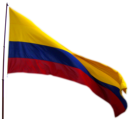 Bandera De Colombia - Bandera De Colombia Png (495x459), Png Download