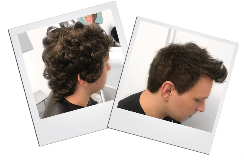 This Gents Wig Has Been Transformed Into A Modern Day - Photographic Paper (831x566), Png Download