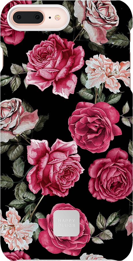 Iphone 8/7 Plus Case Vintage Roses - Iphone Xs Max Case (999x999), Png Download