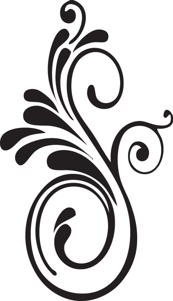 Black And White Pinterest Cricut Stenciling - Floral Design (588x1024), Png Download