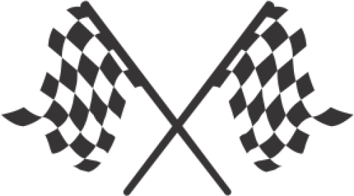 Animated Gif Finish Line (500x500), Png Download