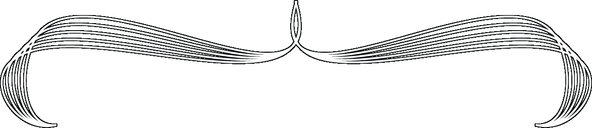 Flourish-top - Line Art (1175x255), Png Download