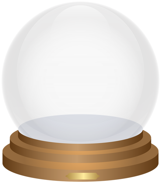Empty Snowglobe Decorative Transparent Image - Empty Snow Globe Png (529x600), Png Download