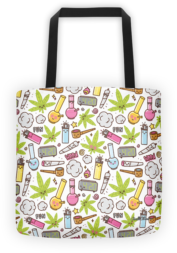 Weed Fun - Tote Bag - Tote Bag (480x480), Png Download
