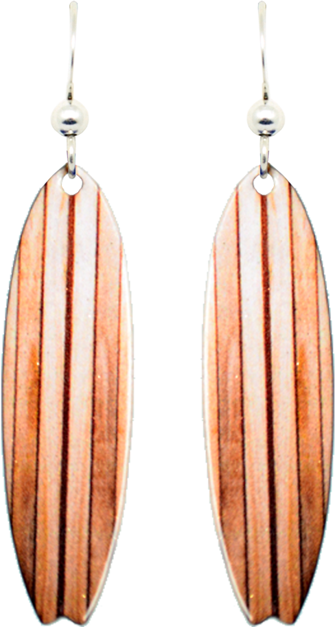 Wood Grain - Earrings (1000x1000), Png Download