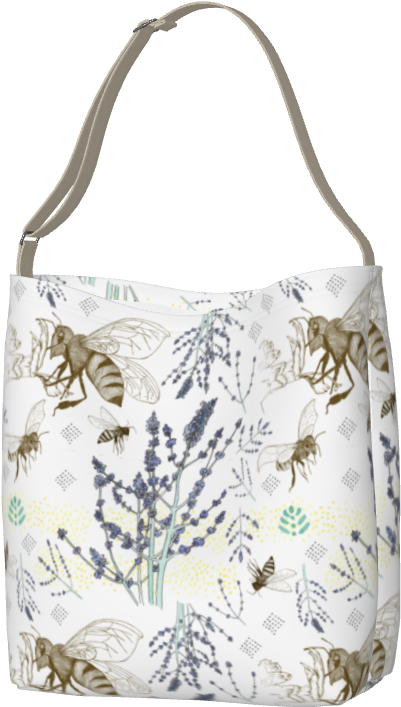 Vintage Bee (694x1158), Png Download