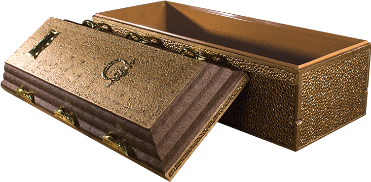 Handpainted Brown Wood Grain Interior - Cemetery (800x454), Png Download