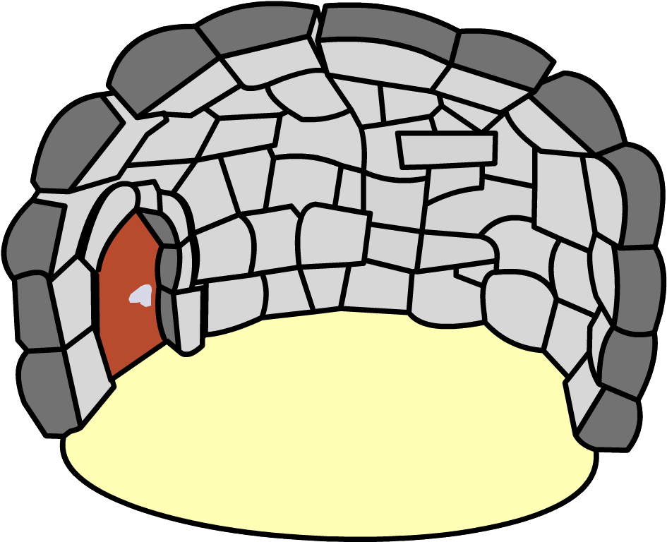 Club Penguin Wiki - Igloo (979x786), Png Download