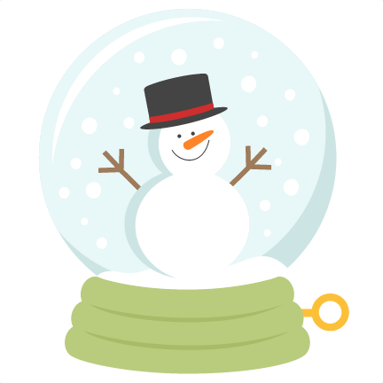 Snowman Snow Globe Svg Scrapbook Title Winter Svg Cut - Christmas Day (432x432), Png Download
