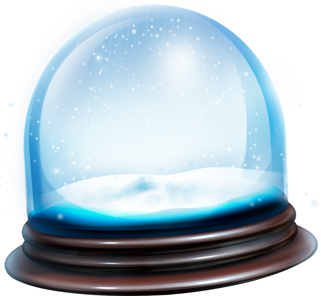 Snowglobe Snow Globe Transparent Overlay Bubbles - Transparent Snowglobe (1109x1024), Png Download