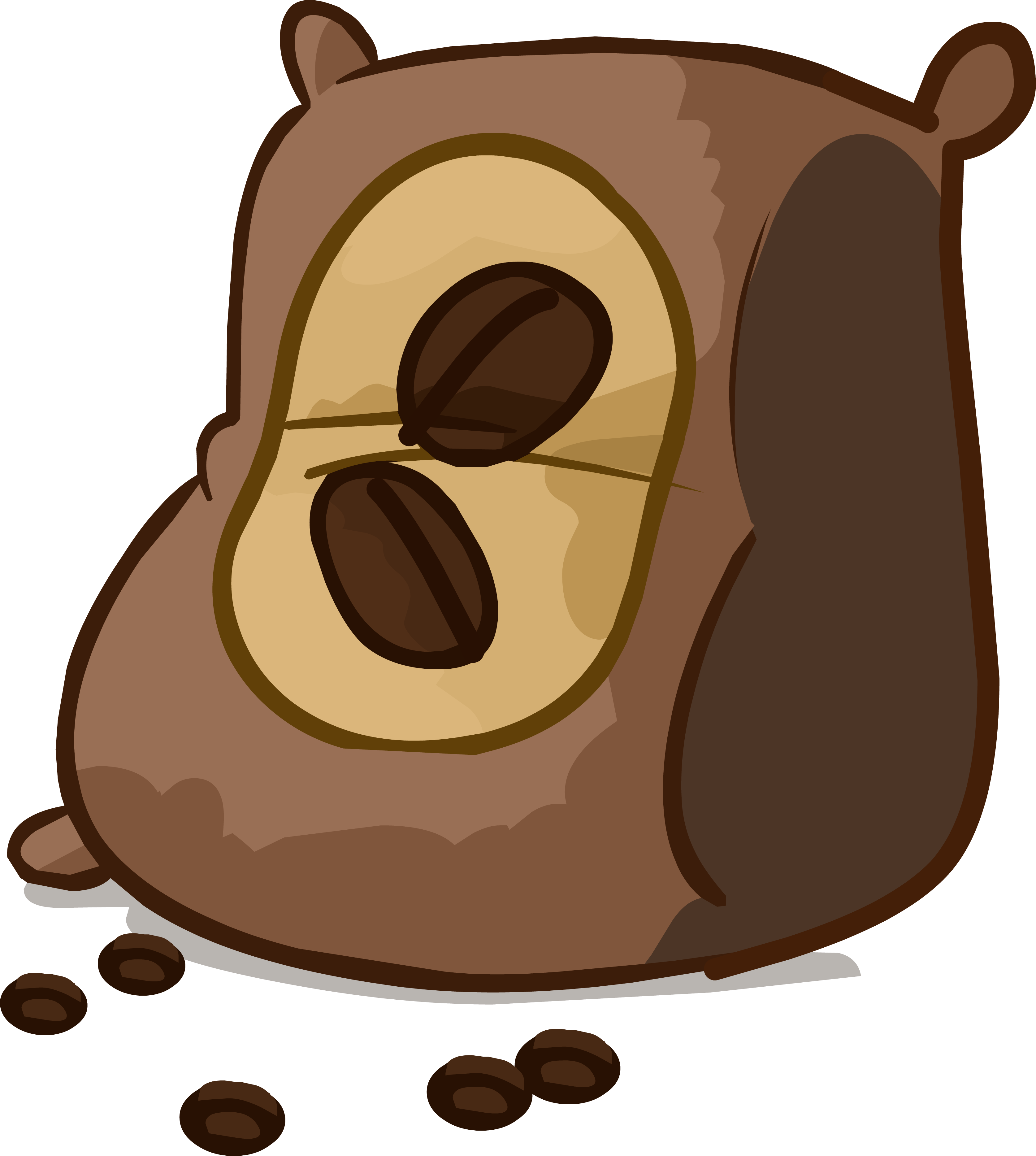 Bag - Coffee Bag Icon Png (3347x3734), Png Download