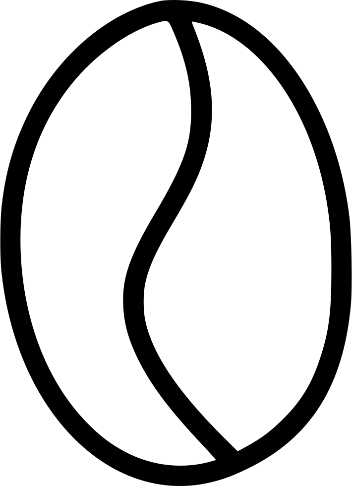 Coffee Bean - - White Coffee Bean Png (710x980), Png Download