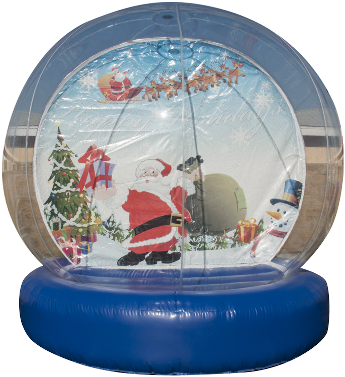 Inflatable Snow Globe For Holiday Photos - Snow Globe (1280x853), Png Download
