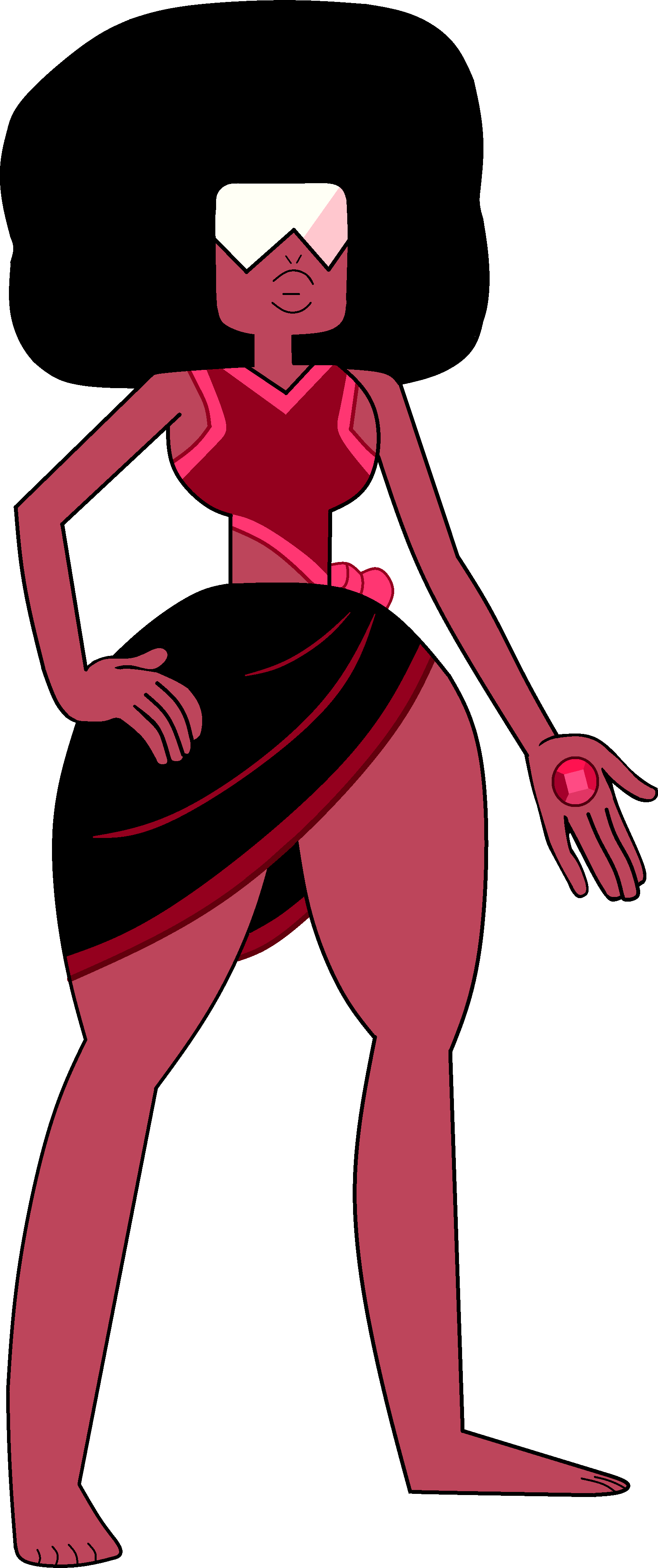 Garnet - Steven Universe Garnet Beach (1696x4040), Png Download