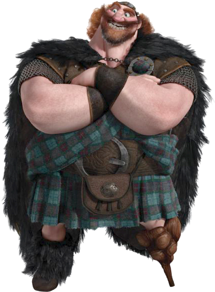 30 Day Disney Challenge-day Parent - Fergus Brave Png (432x596), Png Download