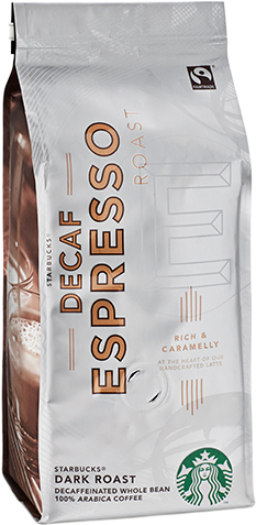 Starbucks Coffee Espresso Roast Decaf Coffee Beans - Starbucks Coffee Beans Png (500x500), Png Download