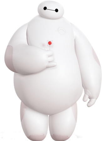 Baymax Pose With The Lollipop - Baymax Lollipop (337x480), Png Download