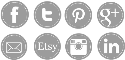 Facebook Instagram Buttons Png (600x229), Png Download