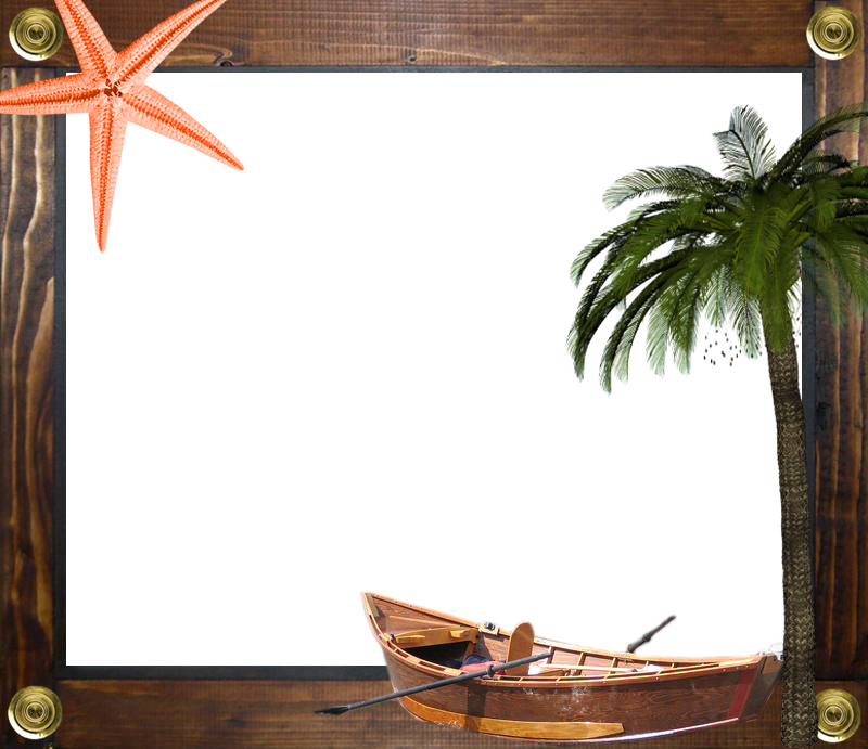 Playa - Marcos De Madera (800x691), Png Download