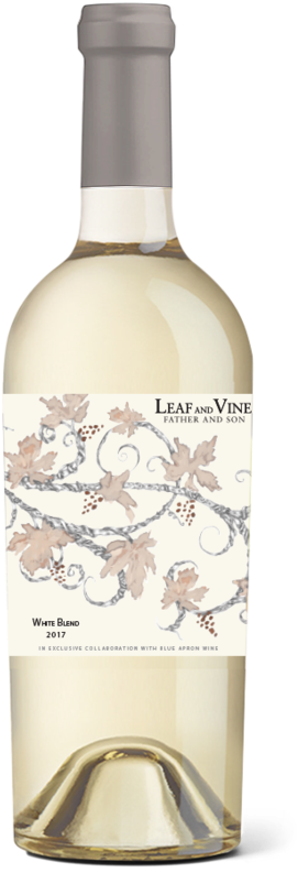 Leaf And Vine Bottle - Montevina Pinot Grigio (320x882), Png Download