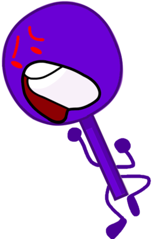Shadow Lollipop - Battle For Bfdi Lollipop (303x478), Png Download