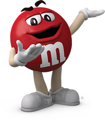Uncanny - Red M&m Character Png (341x394), Png Download