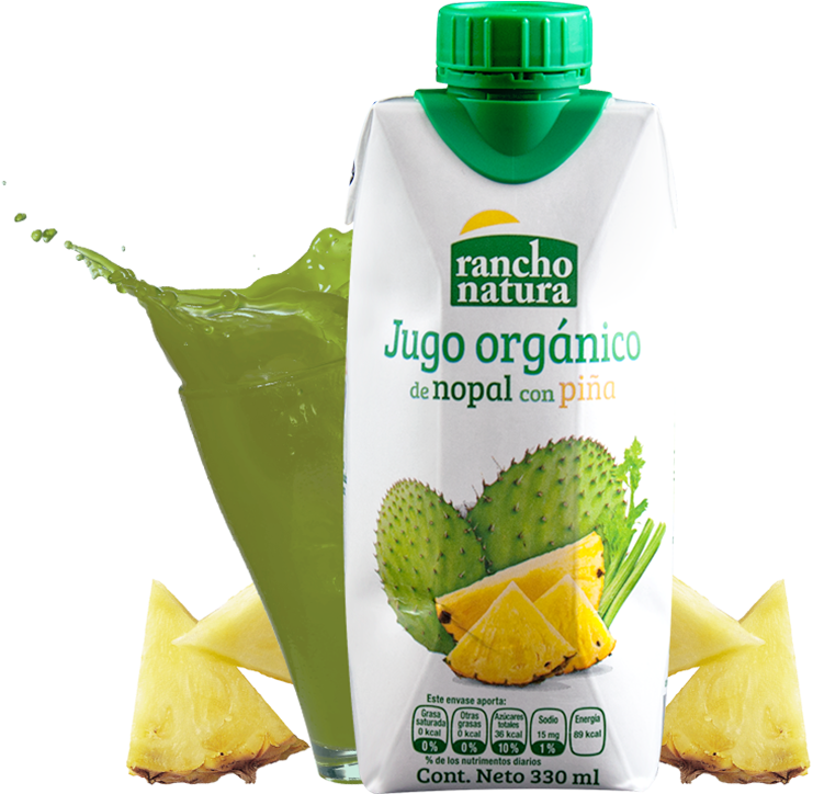 Jugo De Nopal 100% Orgánico, Natural Y Mexicano - Nopal (778x825), Png Download