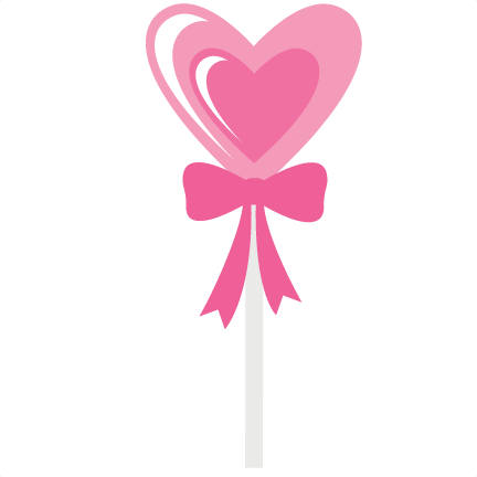 Lollipop Clipart Heart Lollipop - Lollipops Clipart Pink (432x432), Png Download