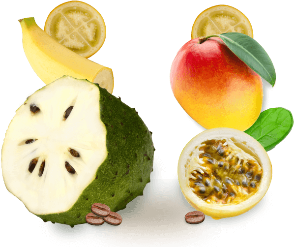 Aparte De Las Frutas, Encuentra También Batidos Con - Soursop (610x513), Png Download