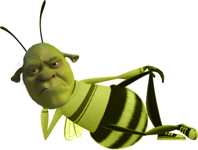 Best Pics Of Danny Devito Shrek And Bee Movie Tumblr - Barry B Benson (400x303), Png Download