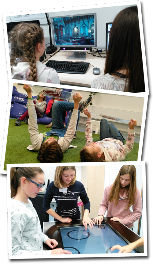 Girls And Technology - Girl (500x861), Png Download