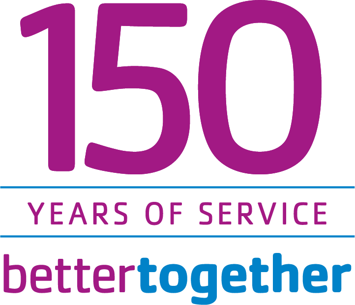 Ymca Logo Celebrating 150 Of Service - Graphic Design (722x621), Png Download