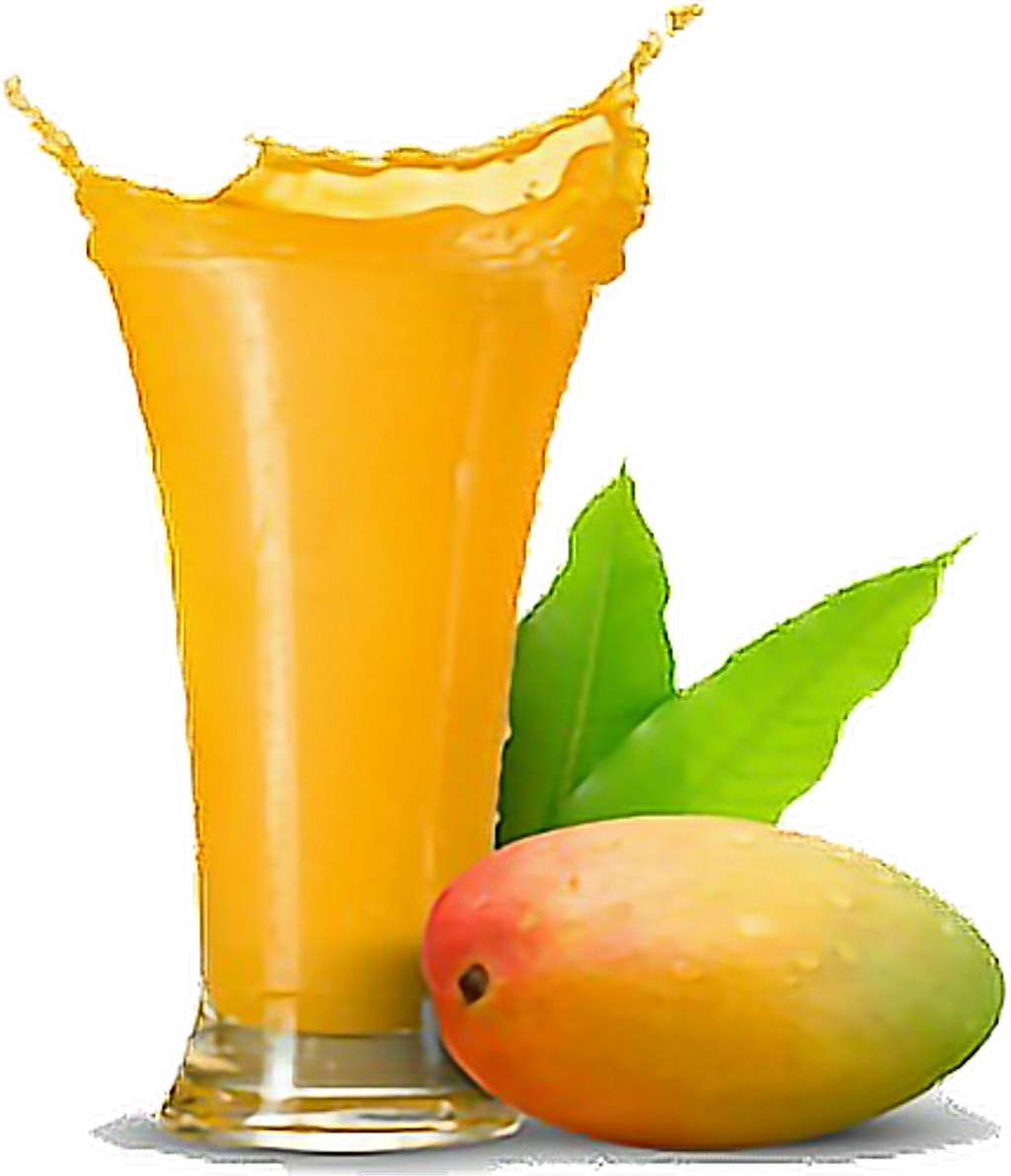#mango #juice #drink #fruit #fruitjuice #freetoedit - Mango Juice Images Png (1024x1191), Png Download