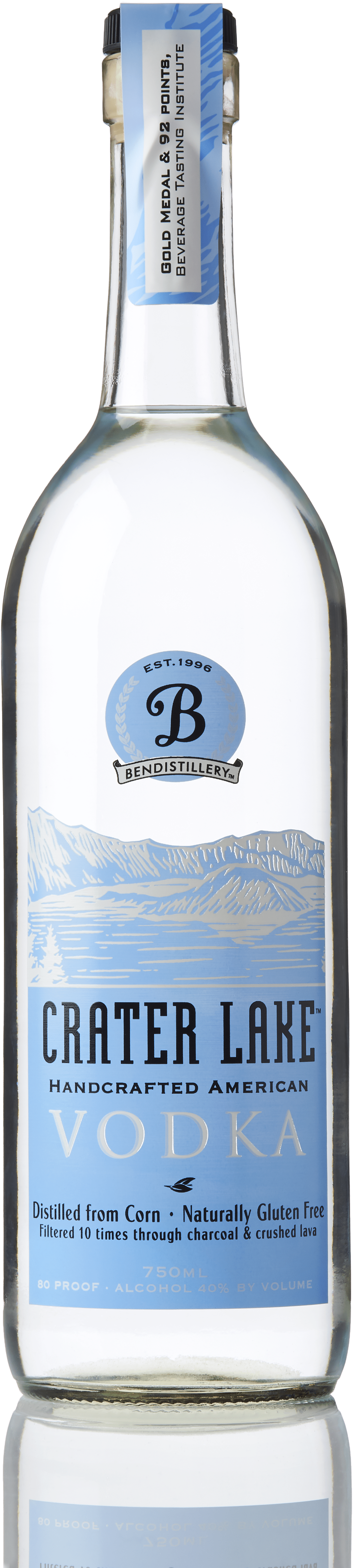 Crater Lake To Your Inbox - Crater Lake Vodka (4094x6136), Png Download