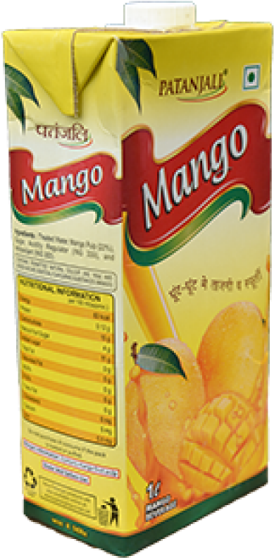 Mango Juice-1ltr - Patanjali Mango Drink L (800x800), Png Download