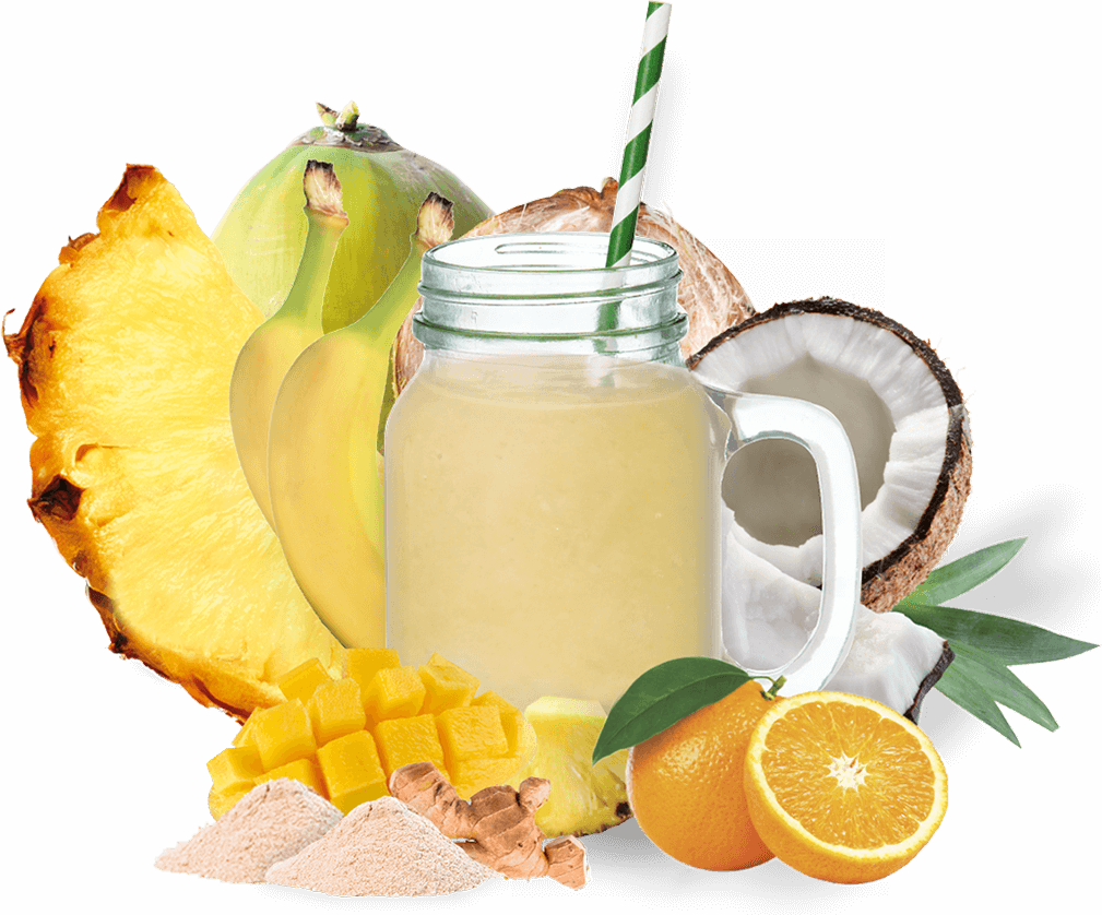 Mango Mirage - Lemon Juice (1009x838), Png Download
