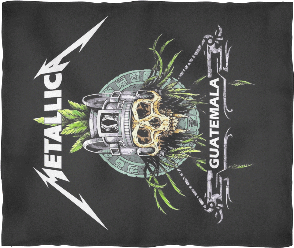 Metallica Guatemala Blanket - Poster (1024x1024), Png Download