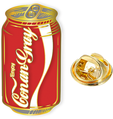 Red Soda Can Enamel Pin - Coca-cola (600x600), Png Download