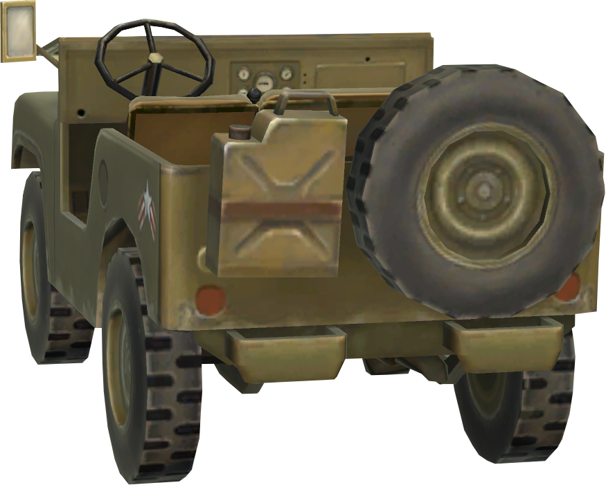 Military Jeep Download Transparent Png Image - Back Of Jeep Png (875x701), Png Download