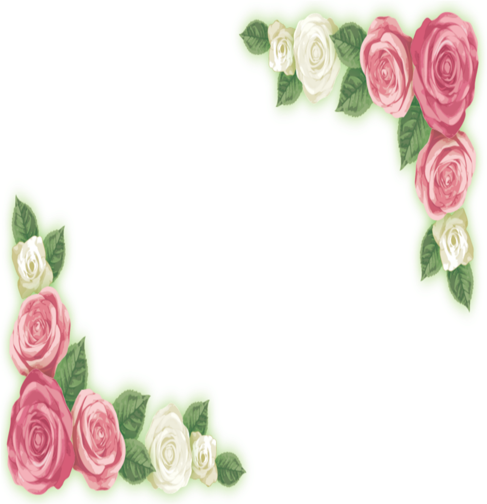 Mq Sticker - Garden Roses (1024x1024), Png Download