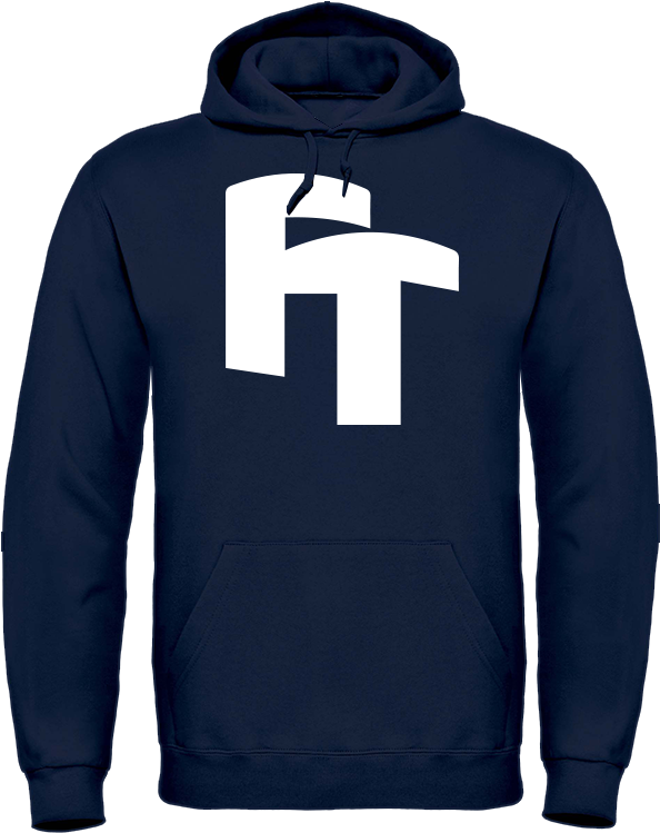 Hoodie Ft Logo Navy - Hsv Pullover (801x801), Png Download