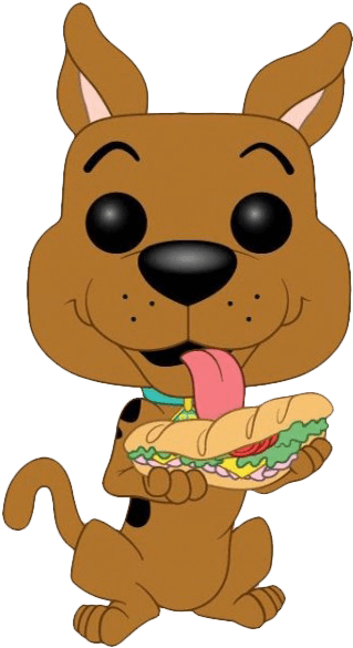 Funko Pop Scooby Doo With Sandwich - Scooby Doo Funko Pop (709x709), Png Download