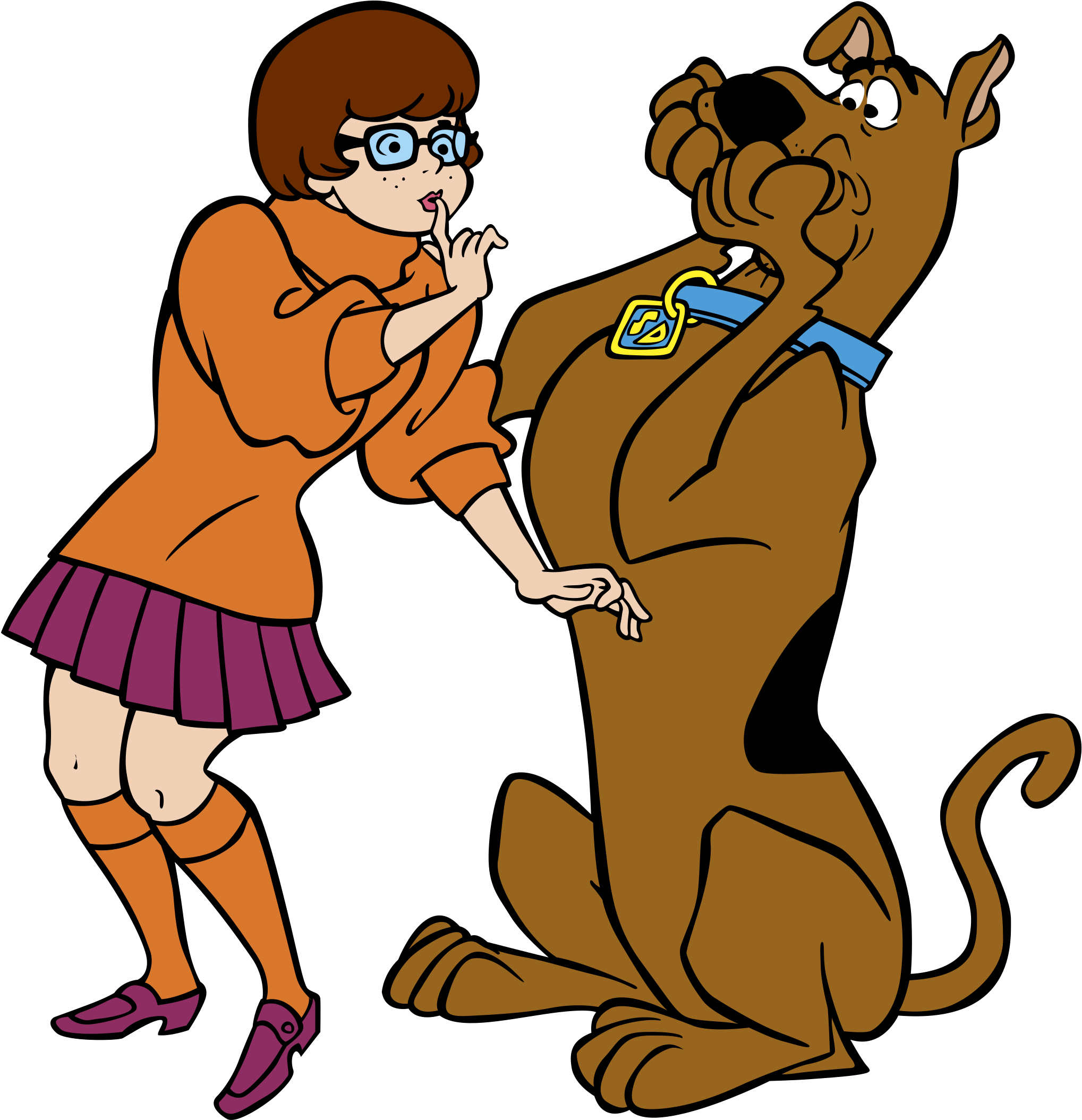 Scooby Doo Logo Png Transparent - Velma Y Scooby Doo (2400x2400), Png Download
