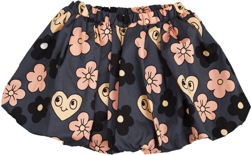 Mini Rodini Flowers Star Woven Skirt - Miniskirt (960x720), Png Download