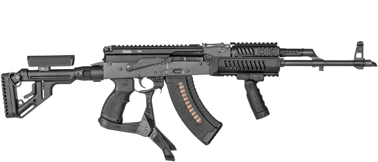 1879 Ak Podium Weapon Open 2d Png Wed - Fab Defense Ak Podium (765x450), Png Download