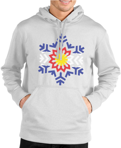 Og Blue Flag Flake On A - Bruce Lee Hoodie (590x600), Png Download