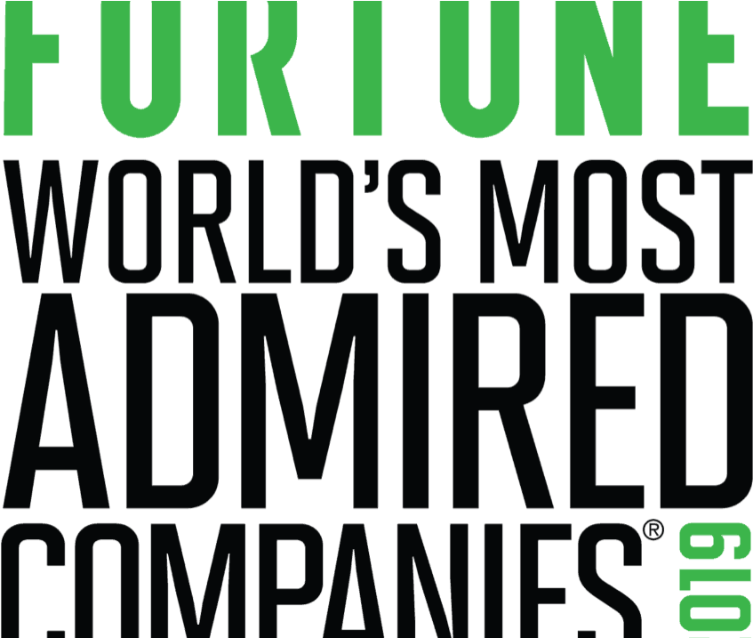 Wmac2019 - Fortune World's Most Admired Companies (1024x716), Png Download
