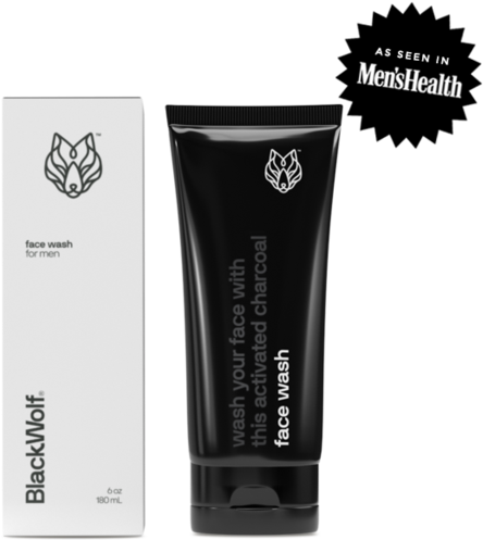 Activated Charcoal Face Wash - Black Wolf Skin Care (600x600), Png Download
