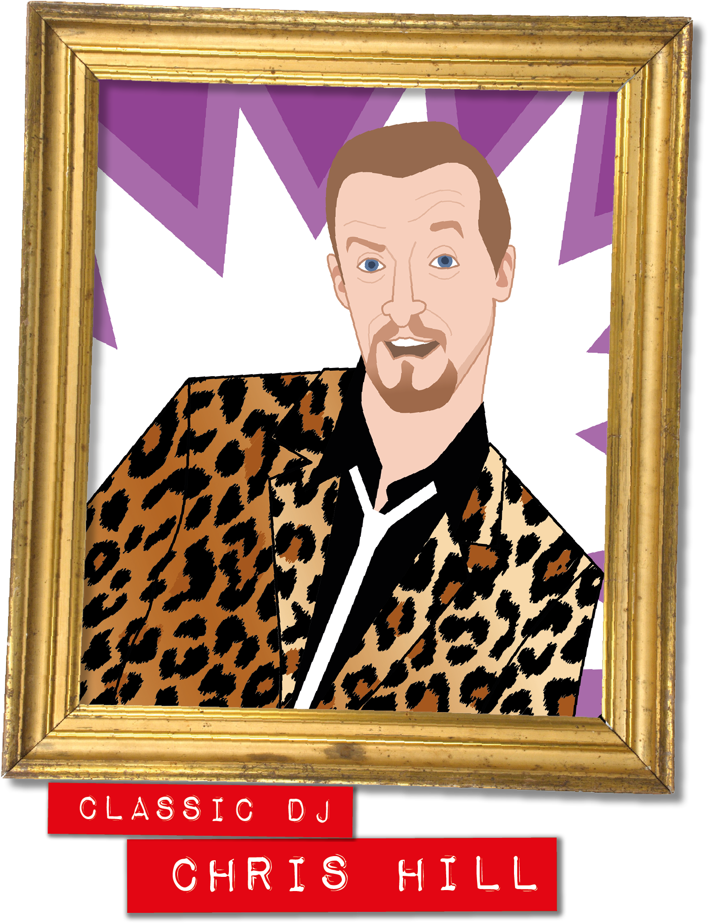 Arguably The Uk's First Superstar Club Dj, Chris Hill - Picture Frame (1426x1877), Png Download